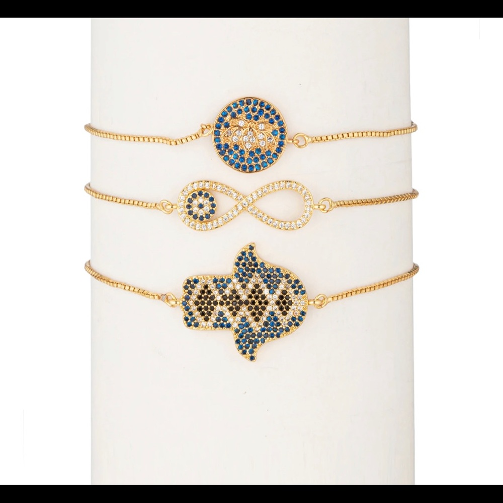 Eye Candy Infinity Bracelet Set